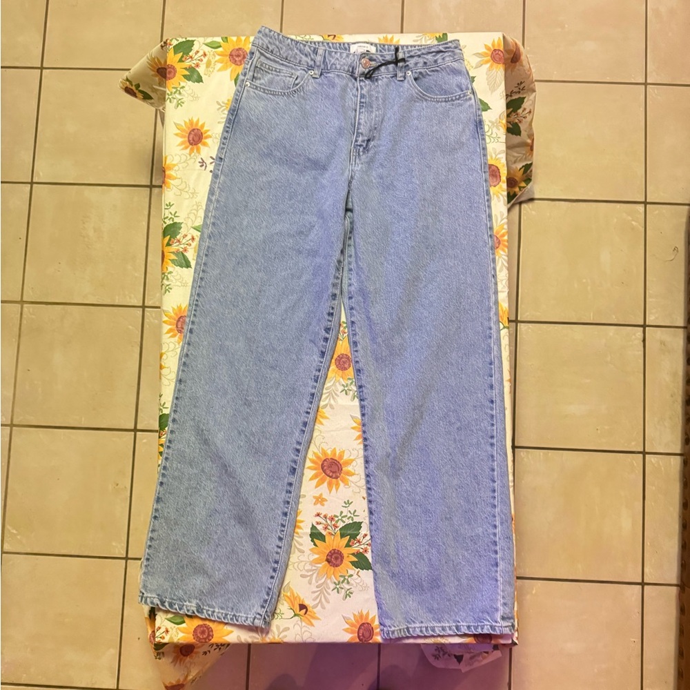 Forever 21 Sky Blue Denim Pants